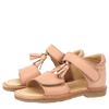 Young Soles Nude Pink Tassel Sandal-Tassel Children Shoes