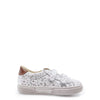 Pepe White Printed Leather Velcro Sneaker-Tassel Children Shoes
