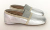 Pepe Silver Elastic Slipper-Tassel Children Shoes