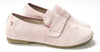 Manuela Pink Linen Smoking Slipper-Tassel Children Shoes