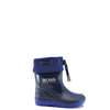 Hugo Boss Navy Logo Rainboot-Tassel Children Shoes