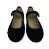 Papanatas Black Velvet Shimmer Mary Jane-Tassel Children Shoes