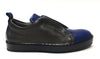 Blublonc Charcoal/Blue Elastic Slip-on Sneaker-Tassel Children Shoes