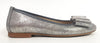 Blublonc Silver Bow Ballet Slipper-Tassel Children Shoes