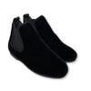 Blublonc Black Velvet Bootie-Tassel Children Shoes
