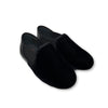 Blublonc Black Velvet and Patent Smoking Loafer-Tassel Children Shoes