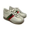 Pepe Beige Stripe Lace Sneaker-Tassel Children Shoes
