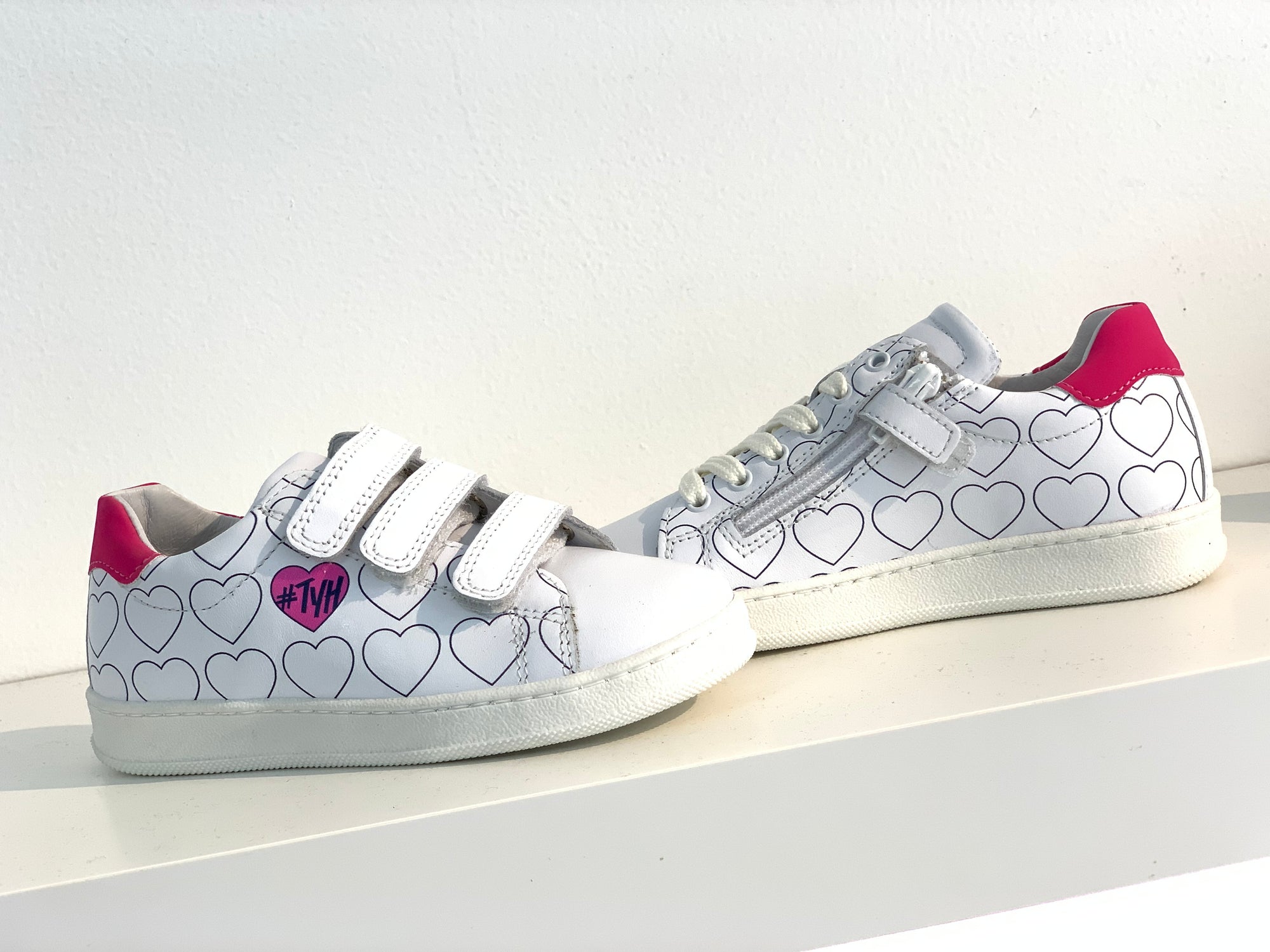 TYH x Tassel Heart Lace Up Sneaker-Tassel Children Shoes