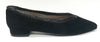 Marian Black Suede Pointed Flat-Tassel Children Shoes