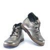 Blublonc Metallic Gold Fur Collar Baby Bootie-Tassel Children Shoes