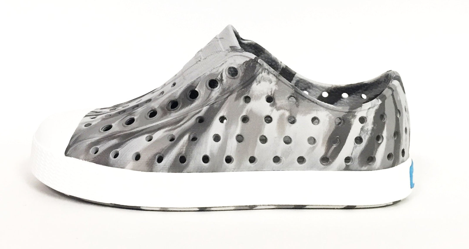 Native Shoes Jefferson Gray Marbled-Tassel Children Shoes