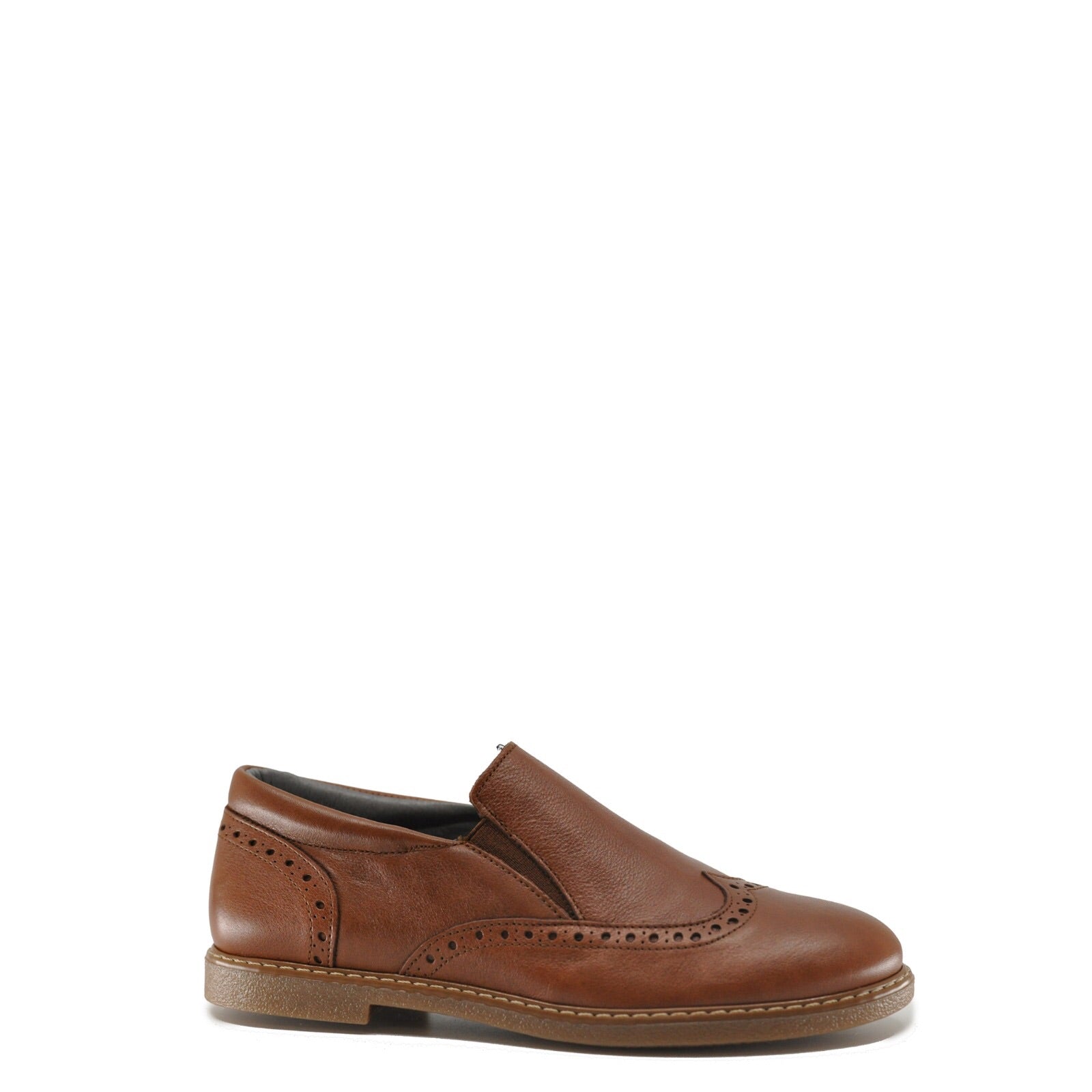 Blublonc Luggage Pebbled Slip-On Dress Shoe-Tassel Children Shoes
