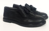 Blublonc Black Tassel Slip-On-Tassel Children Shoes