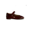 Papanatas Burgundy Patent Mary Jane-Tassel Children Shoes