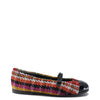 Pepe Red Wool Plaid and Patent Strap Shoe-Tassel Children Shoes