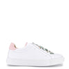 Blublonc White Floral Lace Sneaker-Tassel Children Shoes