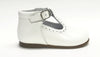 Beberlis White T-Strap Shoe-Tassel Children Shoes