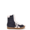 Lanvin Navy and White Lace Sneaker Boot-Tassel Children Shoes