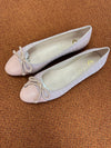 Spain+Co Pink Tweed Captoe Ballet Flat-Tassel Children Shoes