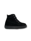Atlanta Mocassin Black Suede High Top Sneaker-Tassel Children Shoes