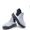 Babywalker White Leather Elastic Bootie-Tassel Children Shoes