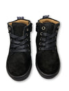 Atlanta Mocassin Black Suede High Top Sneaker-Tassel Children Shoes