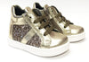 Blublonc Gold Glitter High-top-Tassel Children Shoes