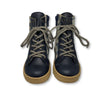 Pepe Navy Checkered Boot-Tassel Children Shoes