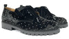 Beberlis Black Studded Oxford-Tassel Children Shoes