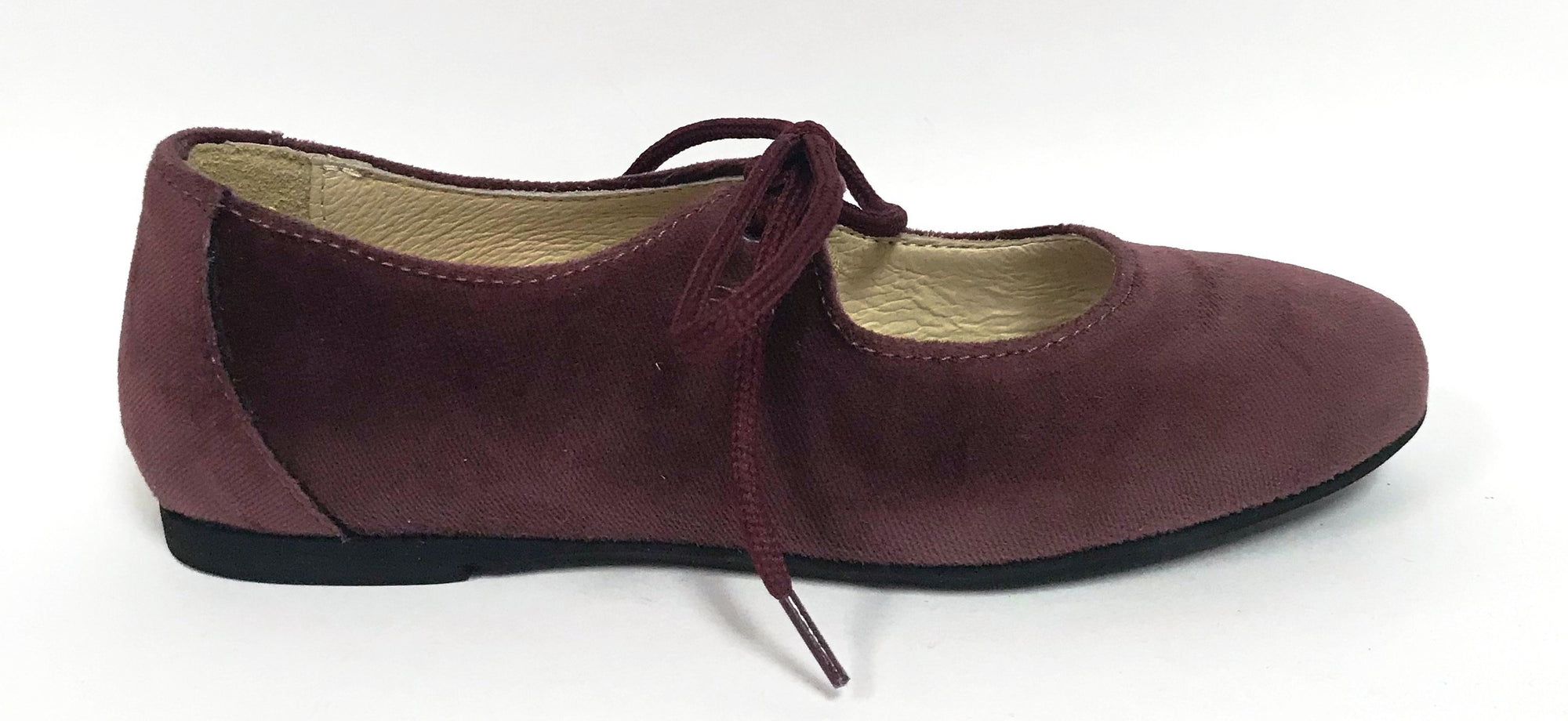 Zapeti Rose Velvet Lace Shoe-Tassel Children Shoes