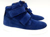 Atlanta Mocassin Blue Suede Velcro Bootie-Tassel Children Shoes