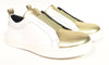 Blublonc White And Gold Elastic Sneaker-Tassel Children Shoes