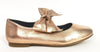 Blublonc Rose Gold Bow Ballet-Tassel Children Shoes