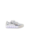 POP Velcro Silver Dot Light-Up Sneaker-Tassel Children Shoes