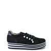 Blublonc Black Velvet Pearl Platform Sneaker-Tassel Children Shoes