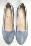 Beberlis Soft Blue Metallic Woven Ballet Flat-Tassel Children Shoes