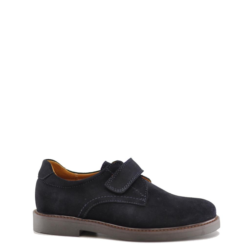 Beberlis Navy Suede Velcro Dress Shoe-Tassel Children Shoes