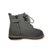 Young Soles Buster Gray Burnished Leather Boot-Tassel Children Shoes