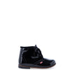 Emel Black Patent Leather Bootie-Tassel Children Shoes