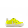 Veja Neon Yellow Velcro Sneaker-Tassel Children Shoes