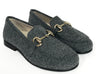 Hoo Gray Wool Chain Loafer-Tassel Children Shoes