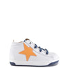 MAA White and Orange Star Sneaker-Tassel Children Shoes