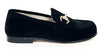 Hoo Black Velvet Chain Loafer-Tassel Children Shoes
