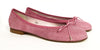 Paul Mayer Attitudes Pink Pebbled Bingo Ballet-Tassel Children Shoes