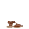 Young Soles Chestnut T-Strap Sandal-Tassel Children Shoes