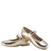 Manuela Gold Foil Mary Jane-Tassel Children Shoes