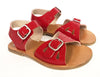 Manuela Red Patent Buckle Sandal-Tassel Children Shoes