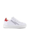 Blublonc White Flash Zipper Sneaker-Tassel Children Shoes