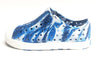Native Jefferson Marbled Storm Blue/Shell White-Tassel Children Shoes