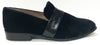 Marian Black Velvet Loafer-Tassel Children Shoes